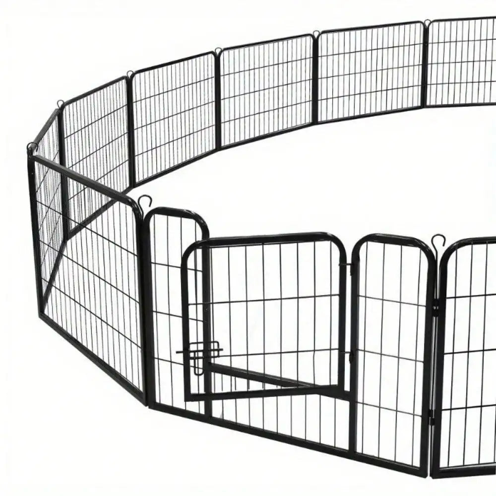 Hign-concerned 16 Panel Heavy Duty Metal Cage Dog Cat Playpen