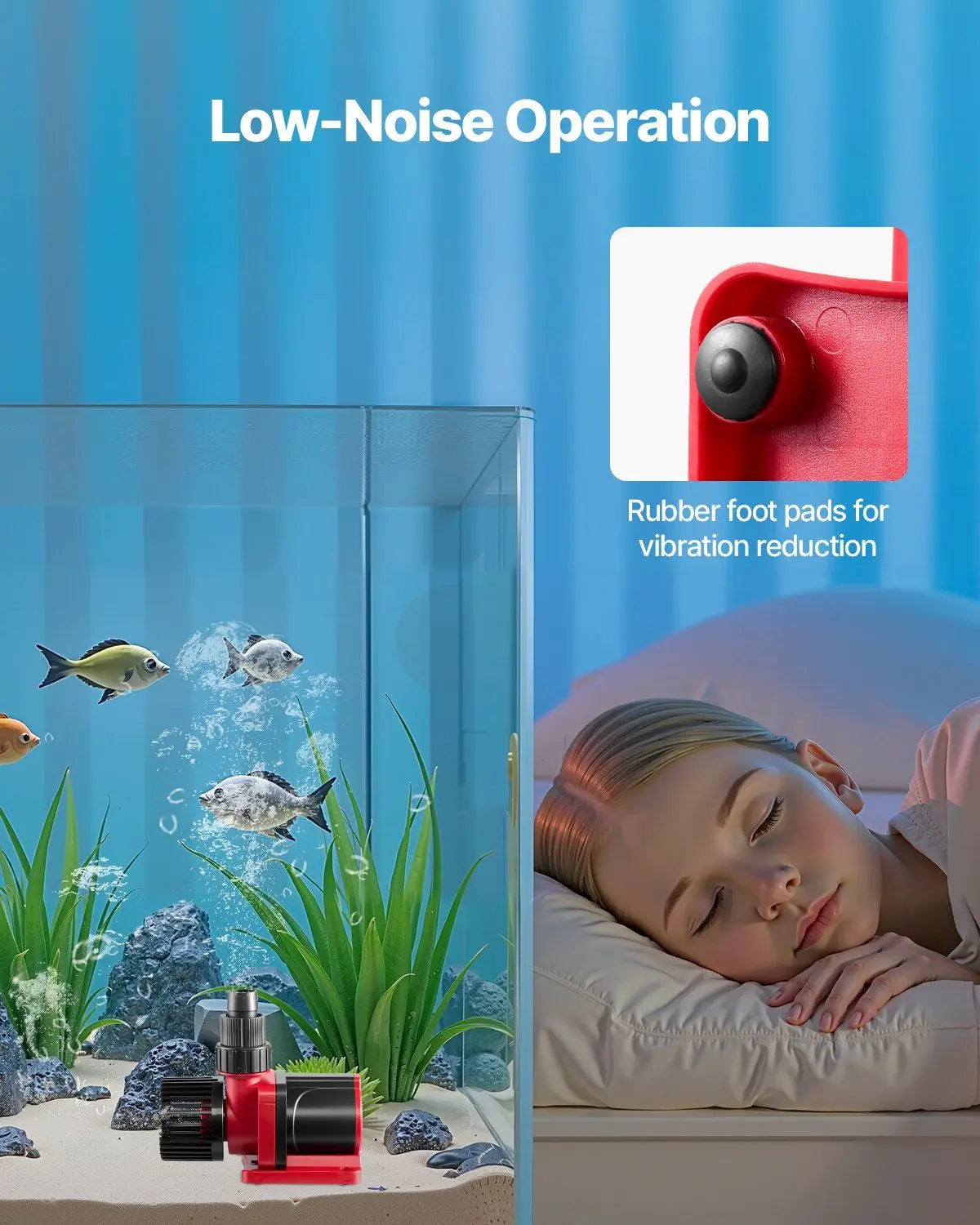 Aquarium Water Pump 24V DC With Controller 2642GPH