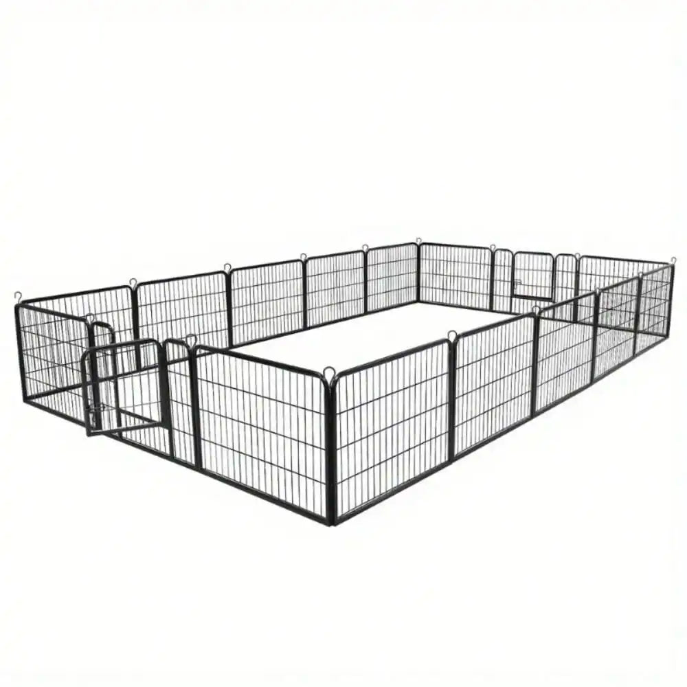 Hign-concerned 16 Panel Heavy Duty Metal Cage Dog Cat Playpen