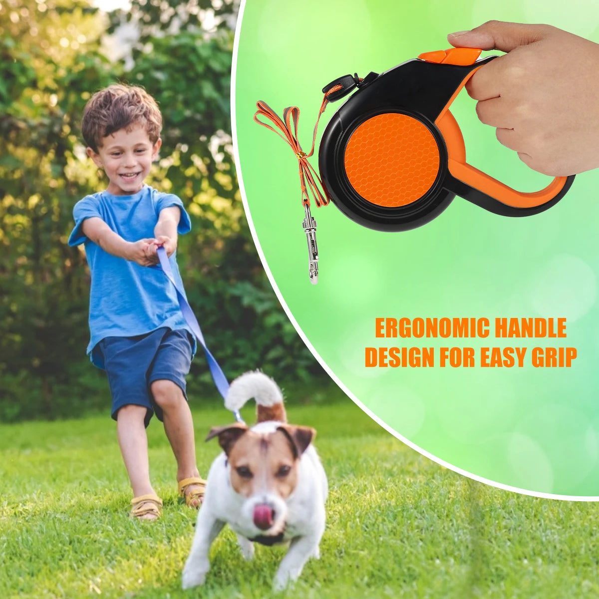 Willstar Heavy Duty Retractable Dog Leash With Reflective Tape