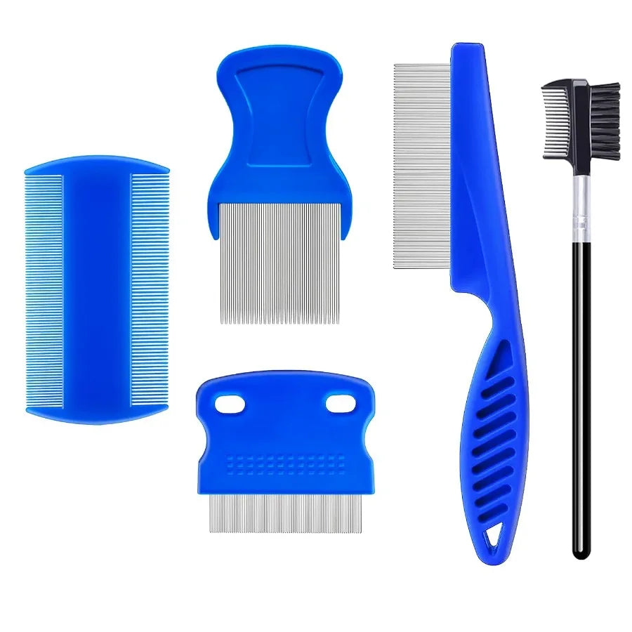 Hign-concerned Stainless-Steel Flea and Lice Comb for Dogs and Cats
