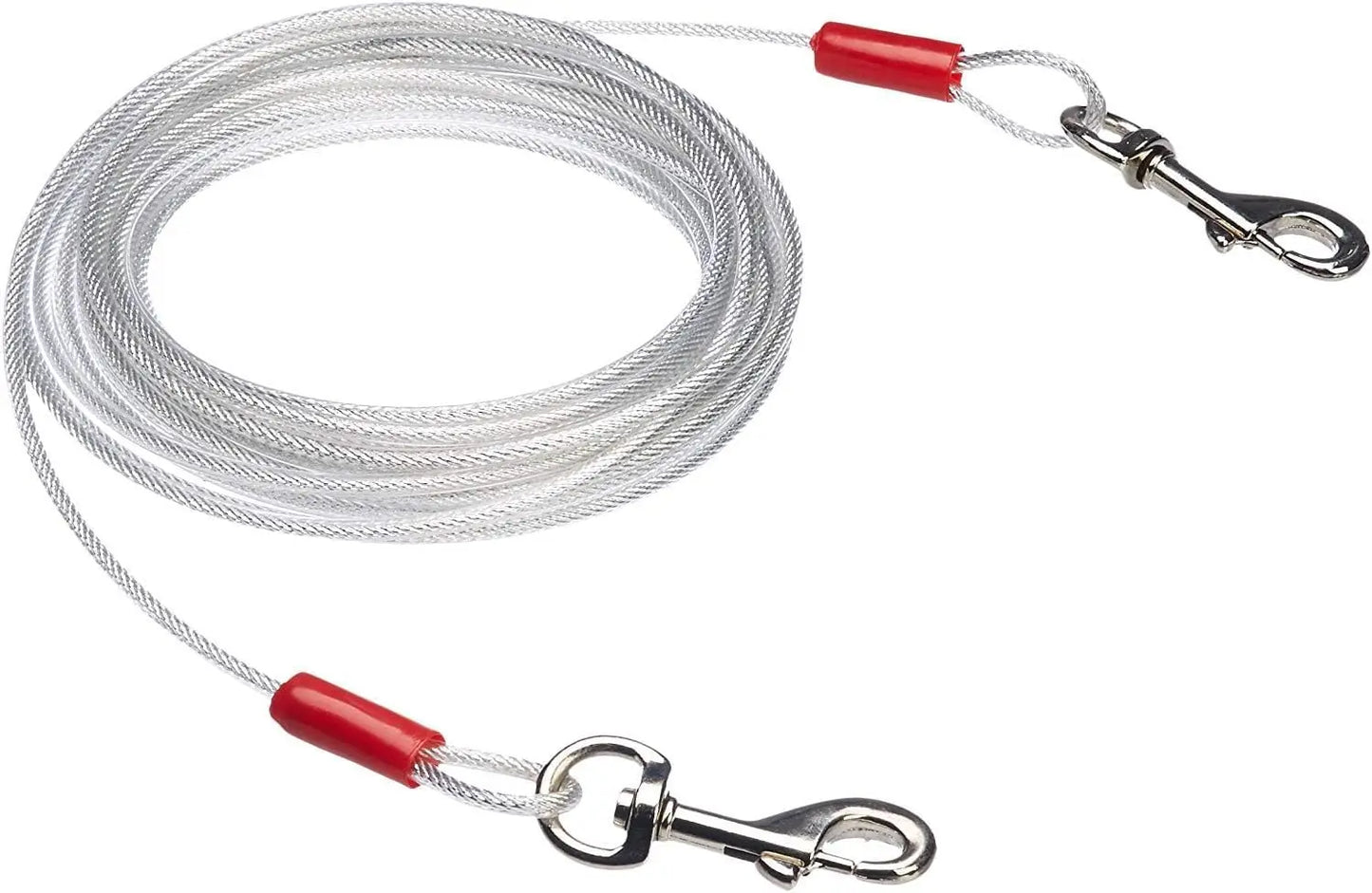 Durable Steel Tie Out Cable For Dogs With PVC Coating