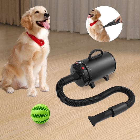 2200W Professional Pet Grooming Dryer With Adjustable Speed Nozzles
