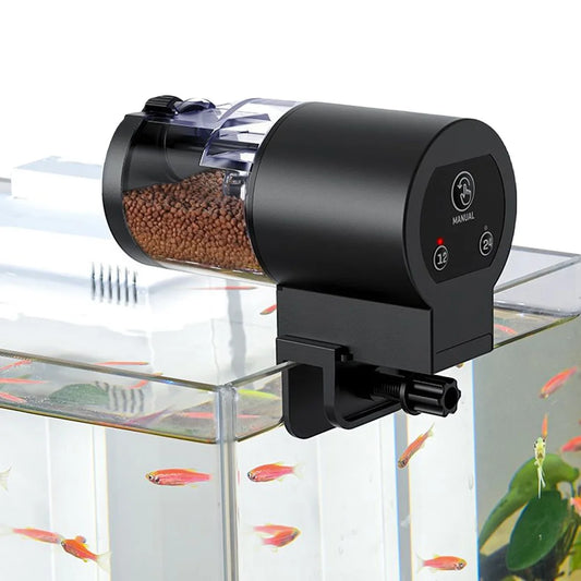 Hign-concerned Auto Fish Tank Feeder Large Capacity Intelligent Control