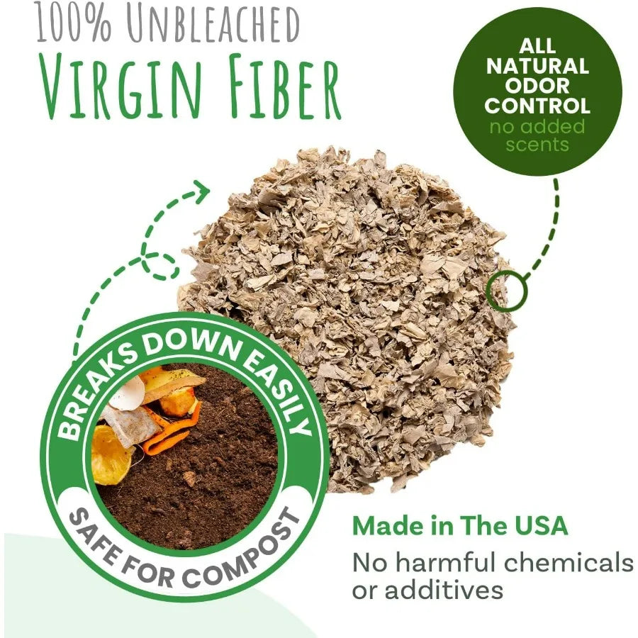 Hign-concerned Natural Paper Bedding For Small Pets Odor Control