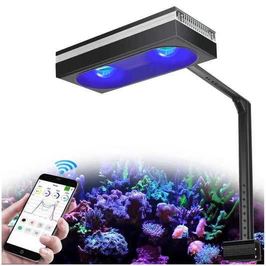PopBloom RL90 RL180 WiFi Full Spectrum Reef Saltwater LED Aquarium Light