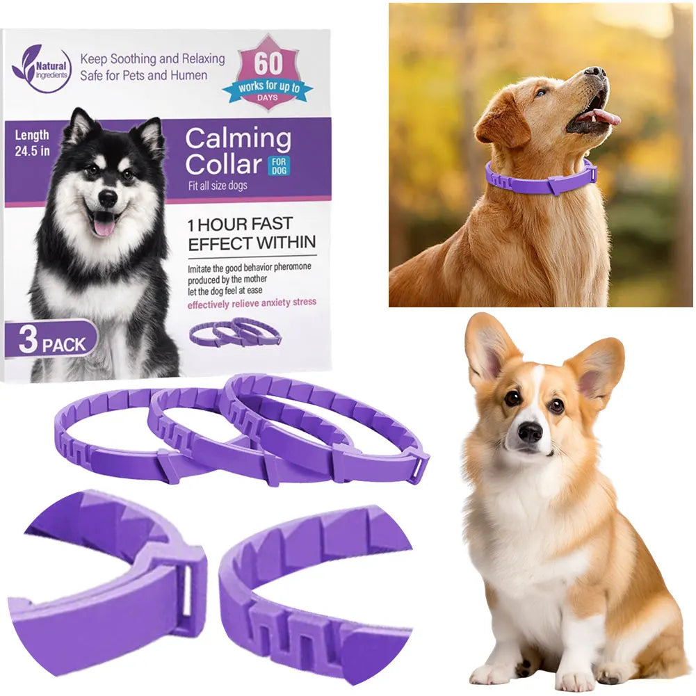 Shunmaii Pet Calming Collar For Dogs And Cats Stress Relief