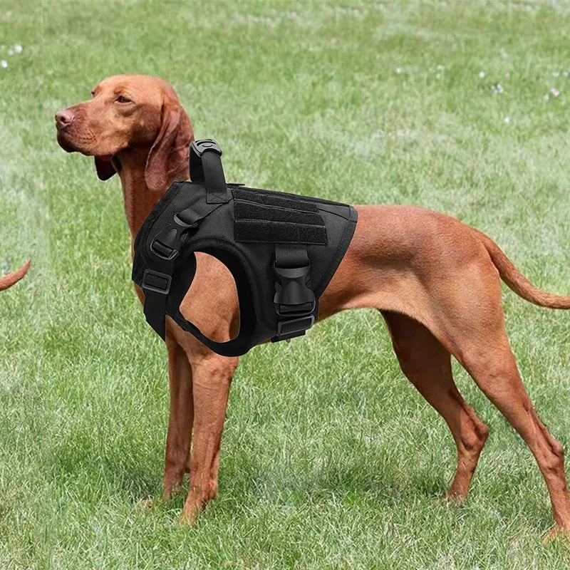 Tactical Dog Vest Nylon Water-Repellent Training Harness