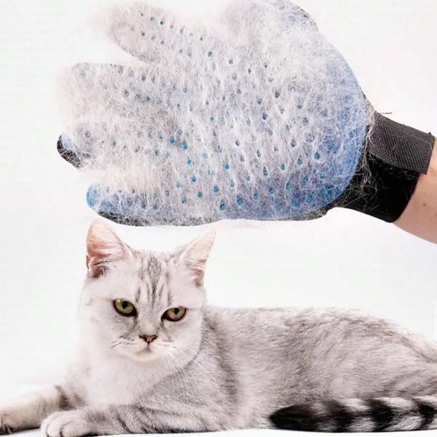 AEDGCN Pet Hair Glove Grooming Brush For Cats And Dogs