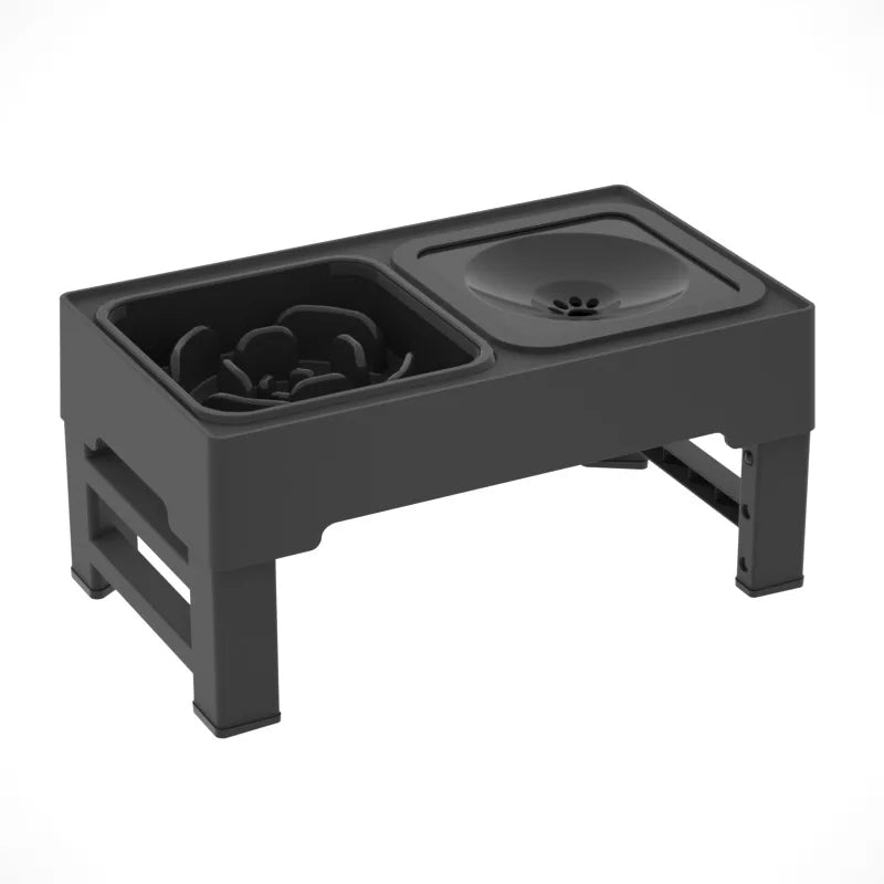 TWISTER.CK Elevated Slow Feeder Dog Bowl Stand Anti Slip