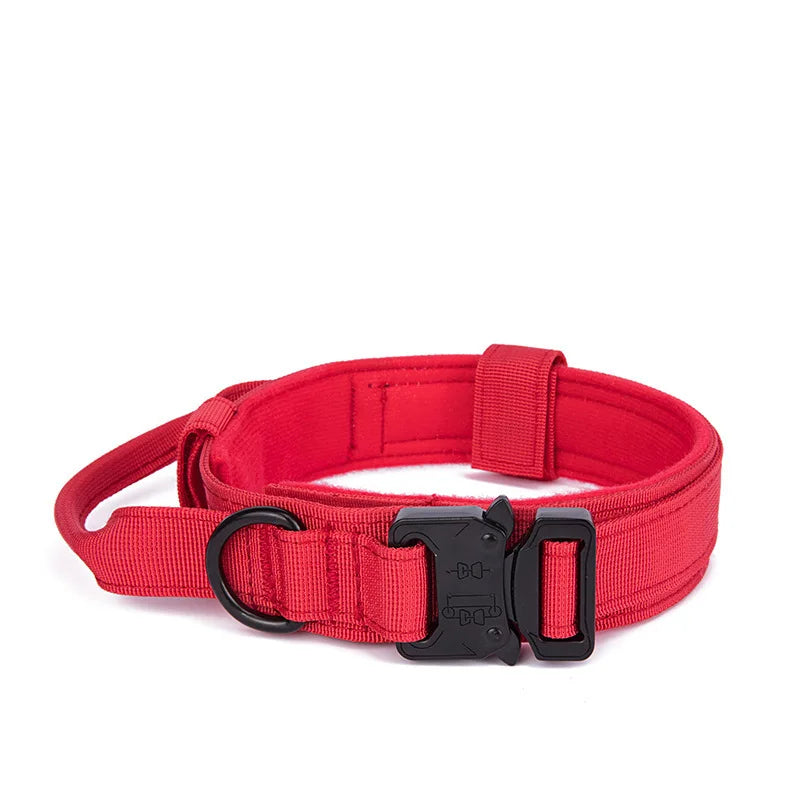 JANPET Adjustable Tactical Dog Leash And Nylon Collar For MediumToLarge