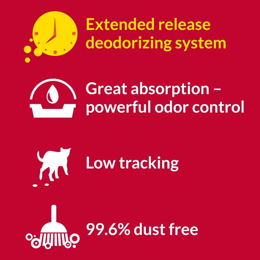 Hign-concerned Multi-Cat Non-Clumping Litter 24/7 Odor Control