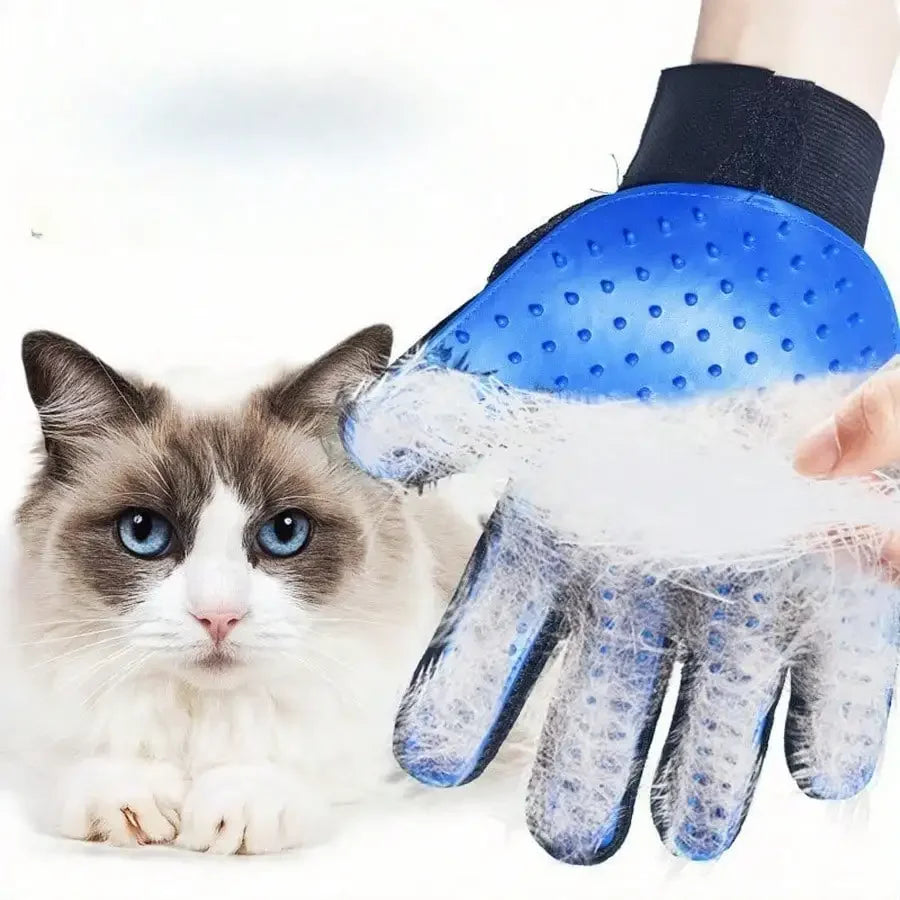 AEDGCN Pet Hair Glove Grooming Brush For Cats And Dogs