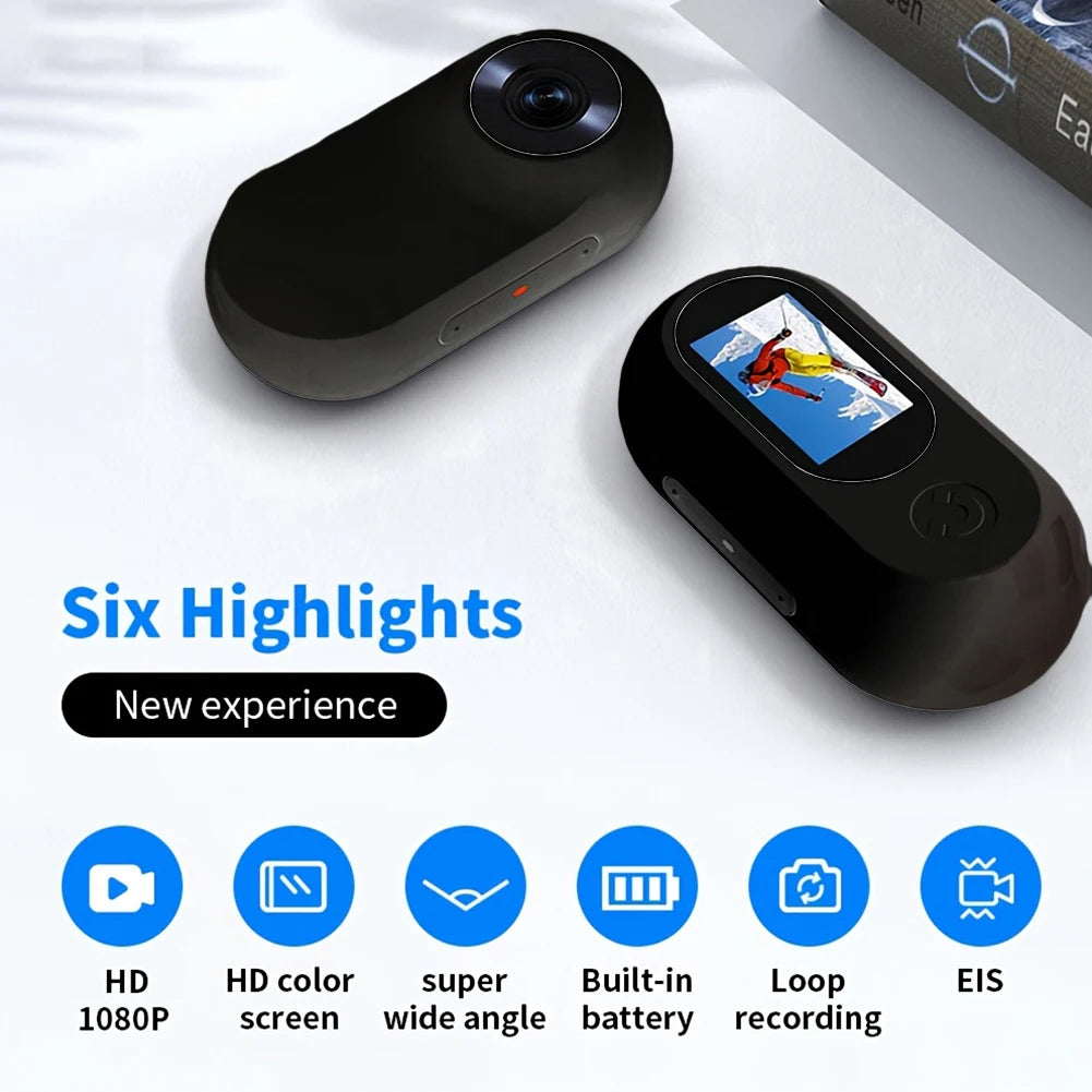 APWIKOGER HD 1080P Wireless Pet Collar Camera For Dogs Cats