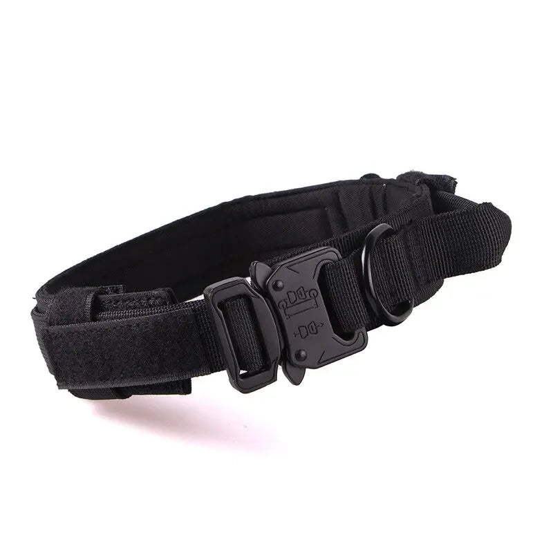 JANPET Adjustable Tactical Dog Leash And Nylon Collar For MediumToLarge