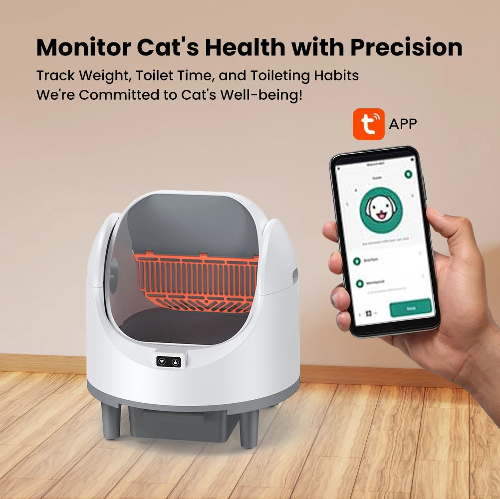 Cityflee Automatic Self Cleaning Cat Litter Box With App Control